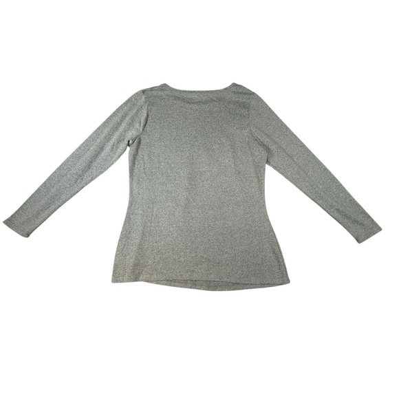 DG2 Diane Gilman Long Sleeve Pleated Detail Size Medium - Picture 4 of 4